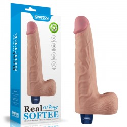   Real Softee Rechargeable Vibrating Dildo 10.0
