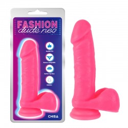 Dual Density Cock Dildo-Pink 7.6