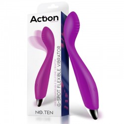 ACTION NO. TEN G-SPOT HYPER-FLEXIBLE VIBE MAGNETIC USB SILICONE