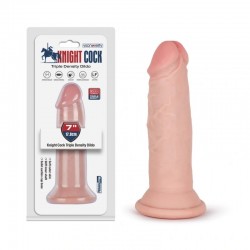    Knight Cock 3D Triple Density Dildo 7.0