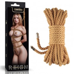    Rebellion Reign Natural Knot Bondage Rope, 10 