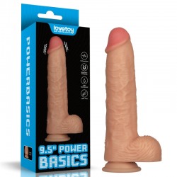 Realistic Vibrator On A Suction Cup Vibrating Power Basics Cock 9.5