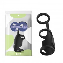 Penis Attachment Pleasure Dildo Ring Vibrator Black