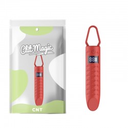 Bullet LCD Red Vibrating Bullet For Clitoral Stimulation